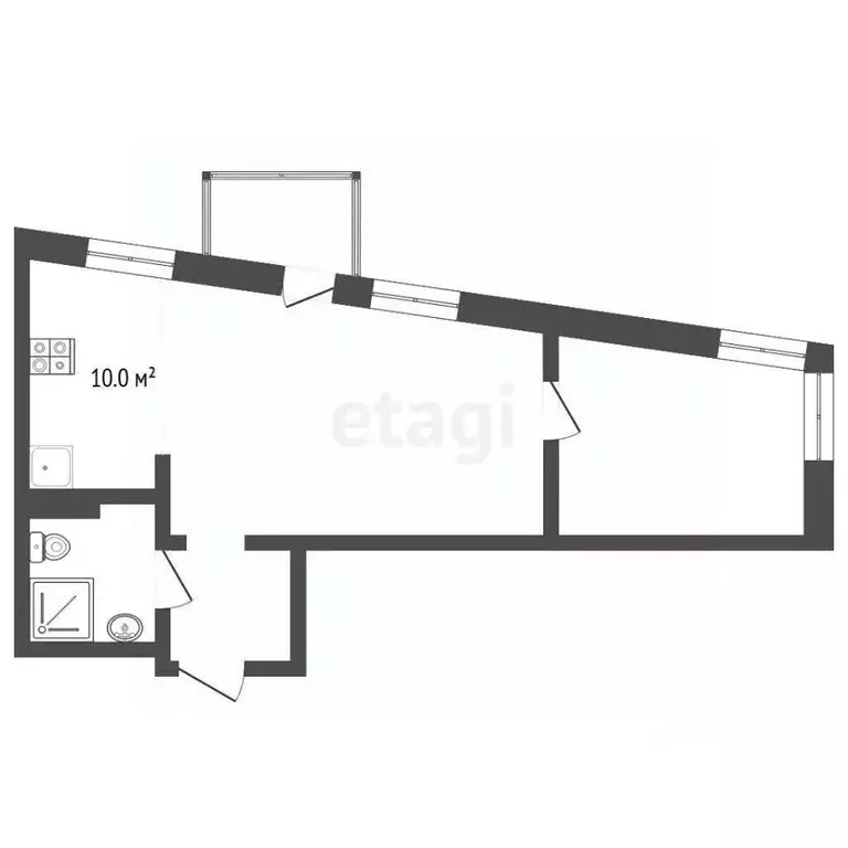 2-к кв. Московская область, Одинцовский городской округ, с. Успенское ... - Фото 2