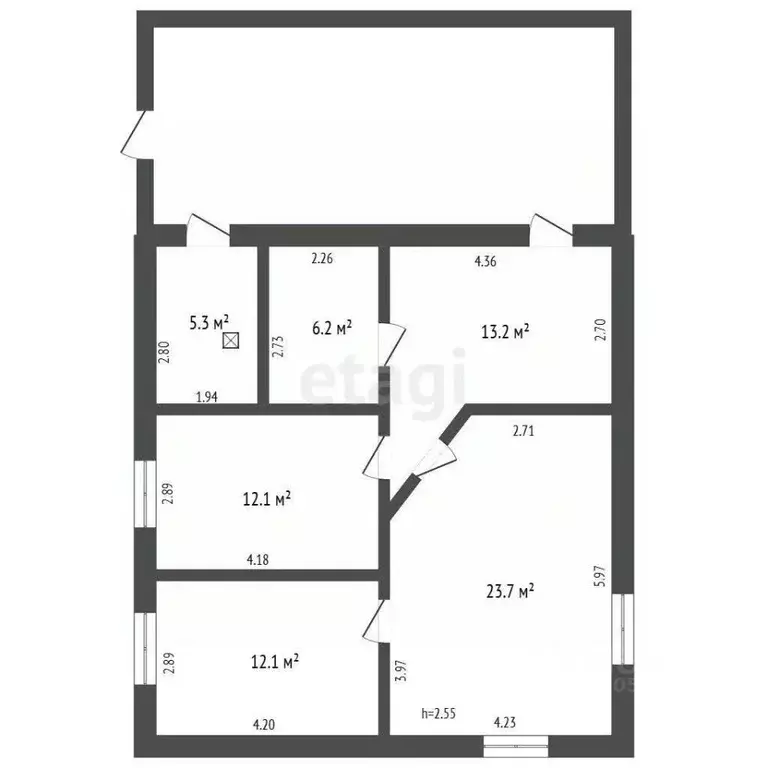 Дом в Кемеровская область, Кемерово ул. 3-я Ряжская (150 м) - Фото 2
