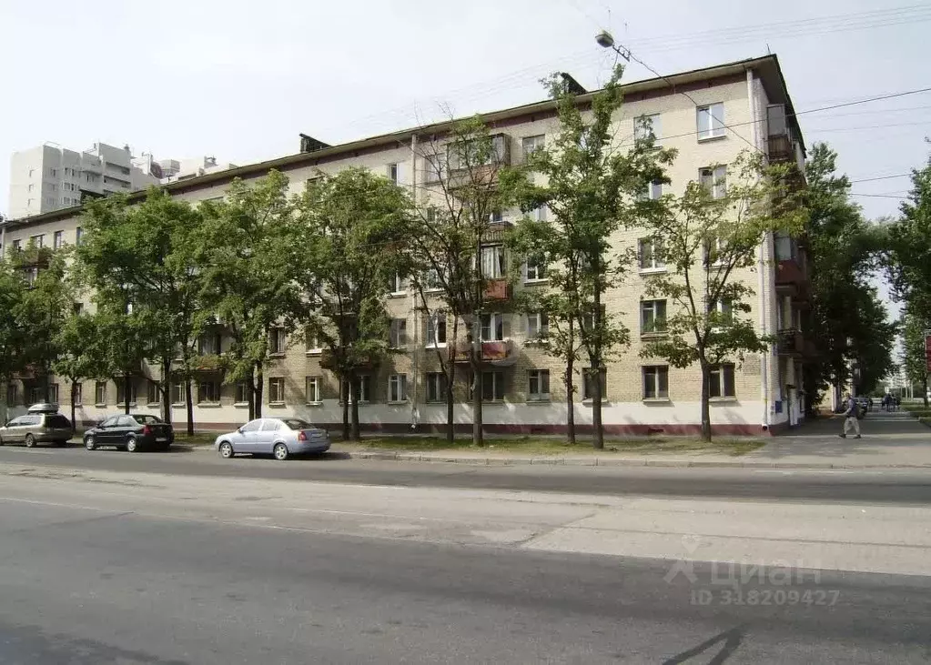2-к кв. Санкт-Петербург ул. Орджоникидзе, 11 (43.2 м) - Фото 0