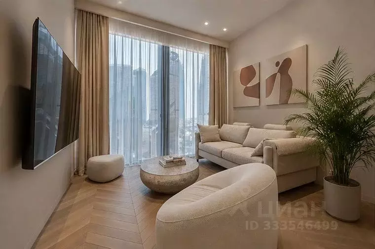 2-к кв. Москва 1-й Красногвардейский проезд, 22с1 (67.2 м) - Фото 1