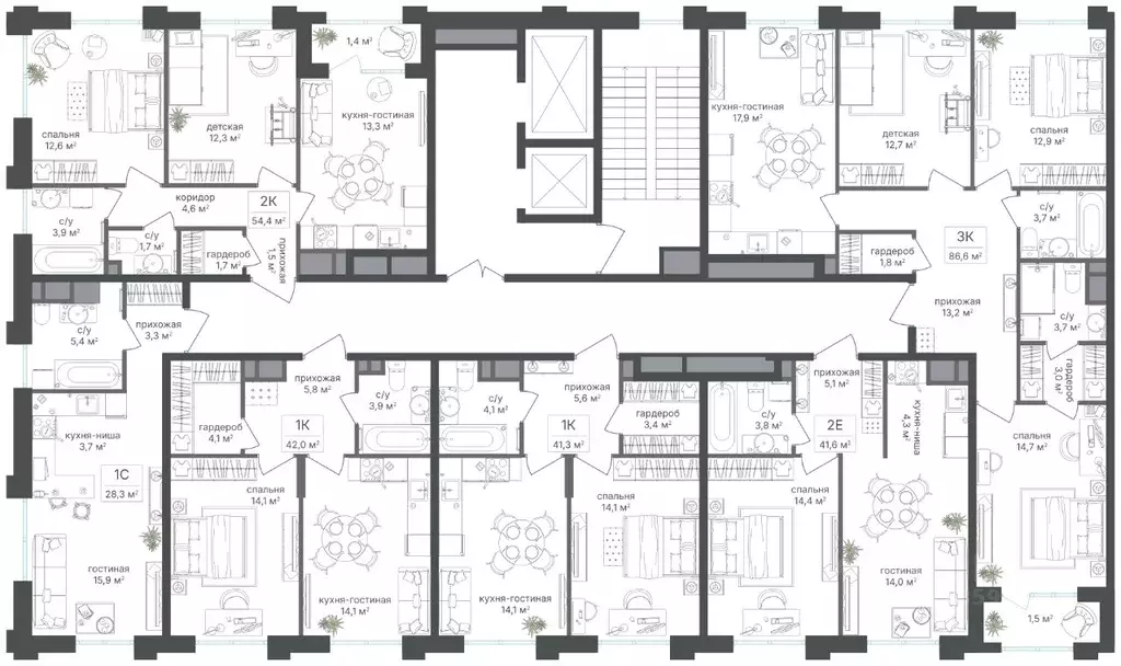 2-к кв. Москва Михалковская ул., 48С4 (53.0 м) - Фото 1