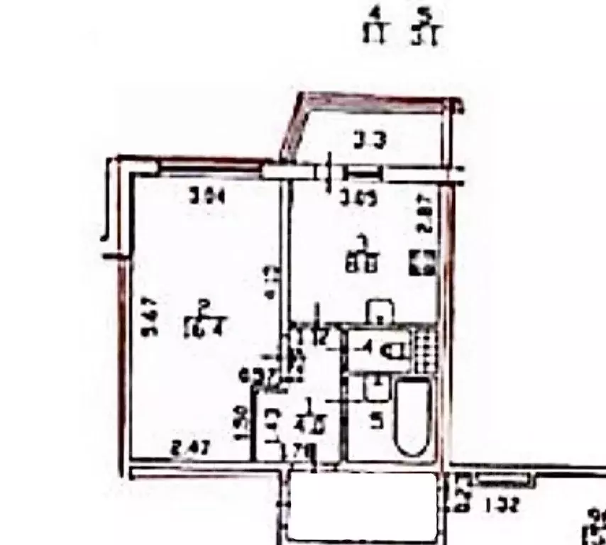 1-к кв. Санкт-Петербург Богатырский просп., 56к3 (33.1 м) - Фото 2