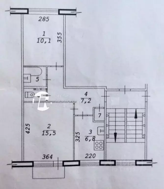 2-к кв. Новосибирская область, Новосибирск Выборная ул., 89 (44.1 м) - Фото 1