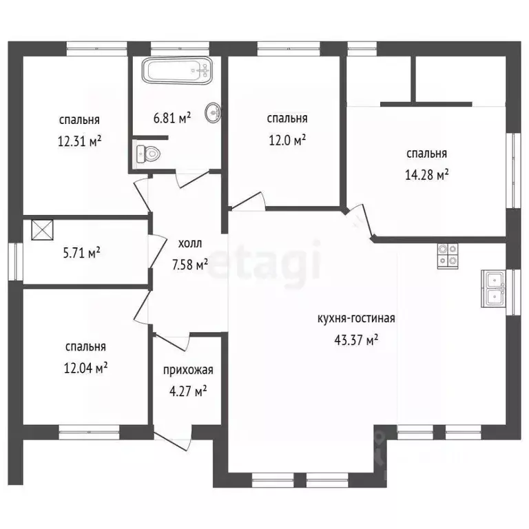 Дом в Белгородская область, Белгородский район, Пушкарское с/пос, с. ... - Фото 2