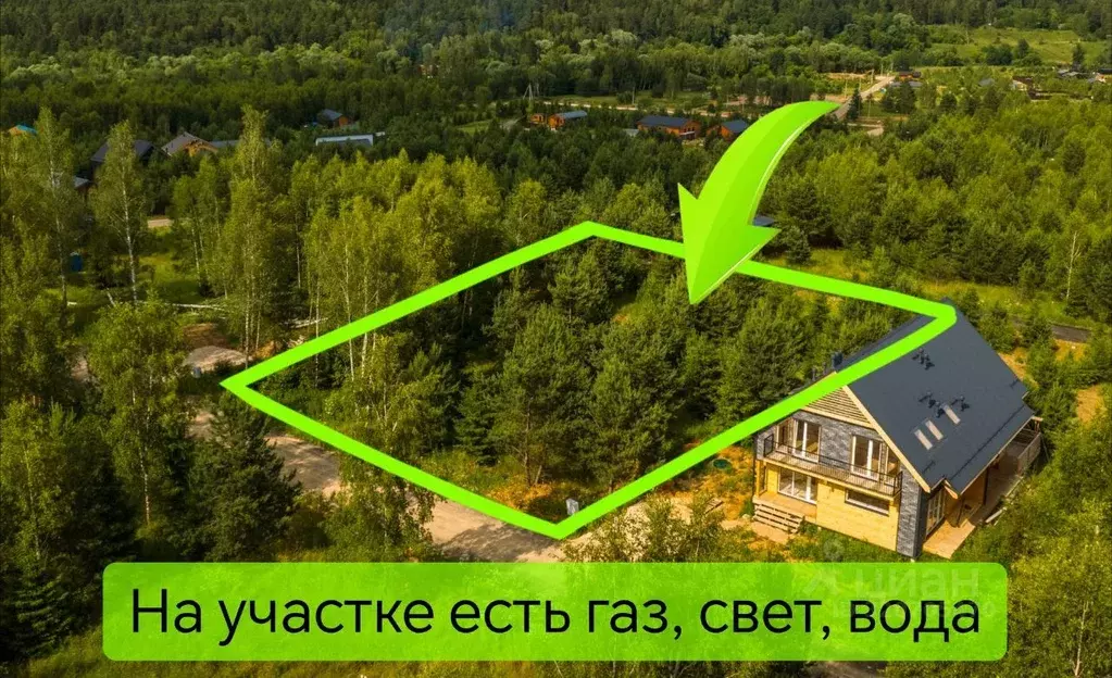 Участок в Московская область, Чехов муниципальный округ, пос. Васькино ... - Фото 0