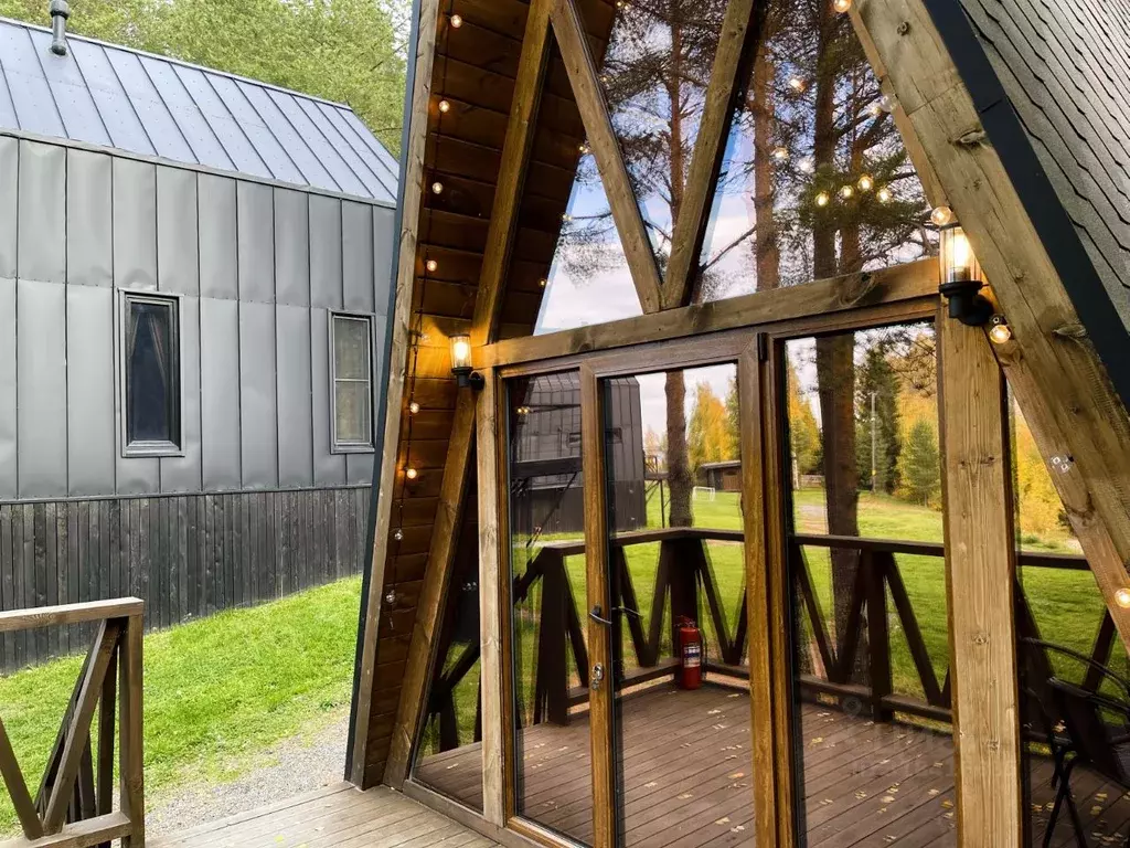 Дом в Карелия, Пряжинский район, Эссойльское с/пос, пос. Сяпся ул. ... - Фото 1