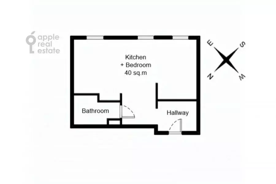 Студия Москва Кривоколенный пер., 10С4 (40.0 м) - Фото 2
