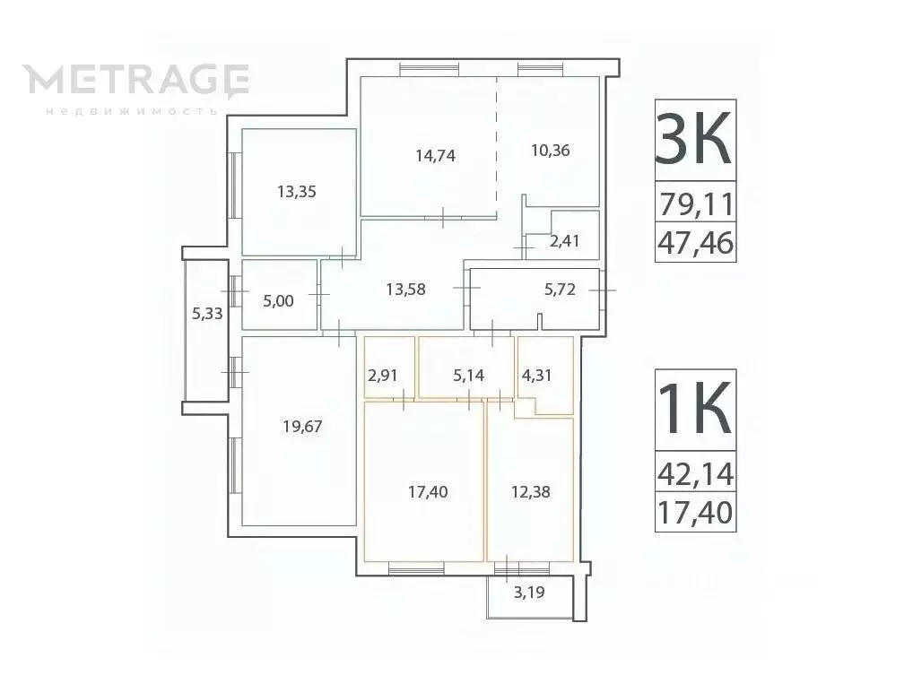 4-к кв. Новосибирская область, Новосибирский район, Краснообск рп, 6-й ... - Фото 1