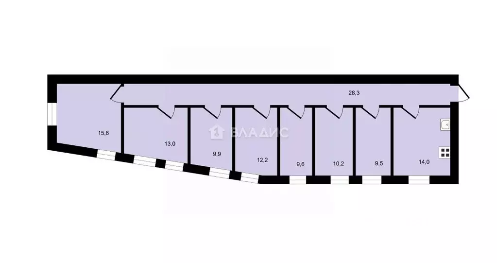 6-к кв. Москва Новая Басманная ул., 12С4 (135.0 м) - Фото 2