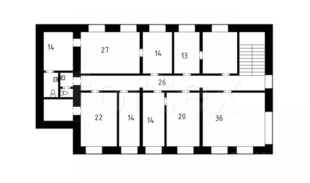 Офис в Москва ул. Фридриха Энгельса, 75С9 (230 м) - Фото 1