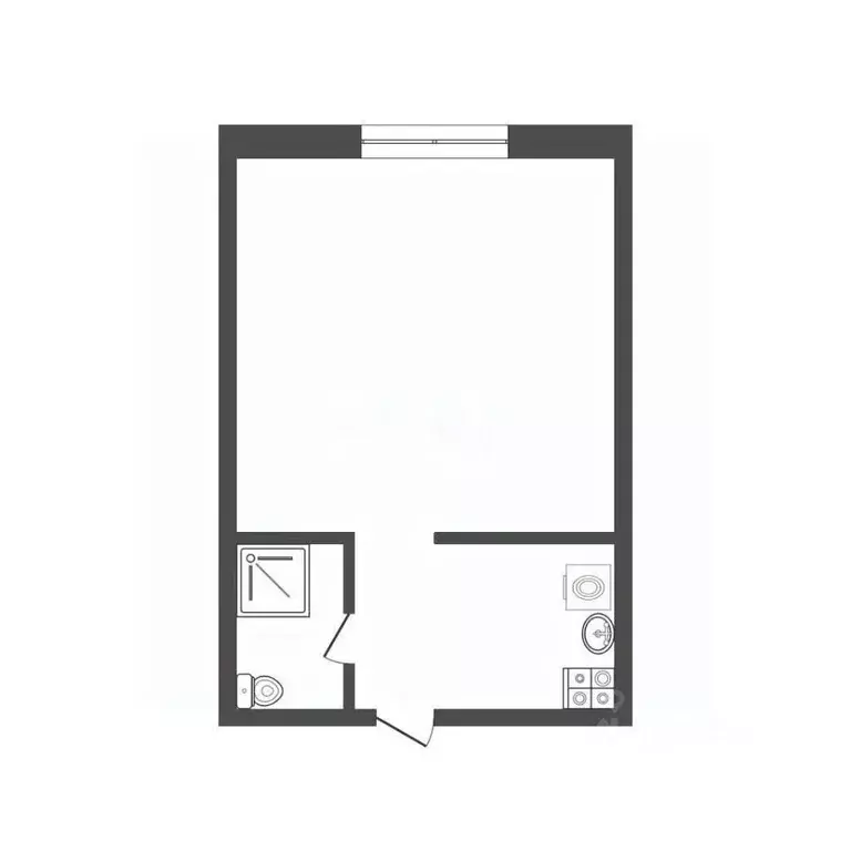 Студия Иркутская область, Иркутск Пограничный пер., 1Г (18.0 м) - Фото 2