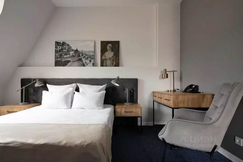 Комната Калининградская область, Зеленоградск Московская ул., 50 (50.0 ... - Фото 2