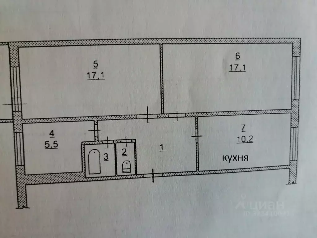 3-к кв. Иркутская область, Усть-Илимск ул. Наймушина, 8 (64.0 м) - Фото 2