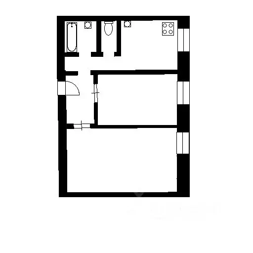 2-к кв. Москва ул. Строителей, 5К3 (56.5 м) - Фото 1