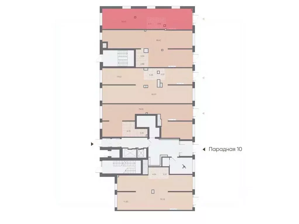 Помещение свободного назначения в Санкт-Петербург № 54 муниципальный ... - Фото 1