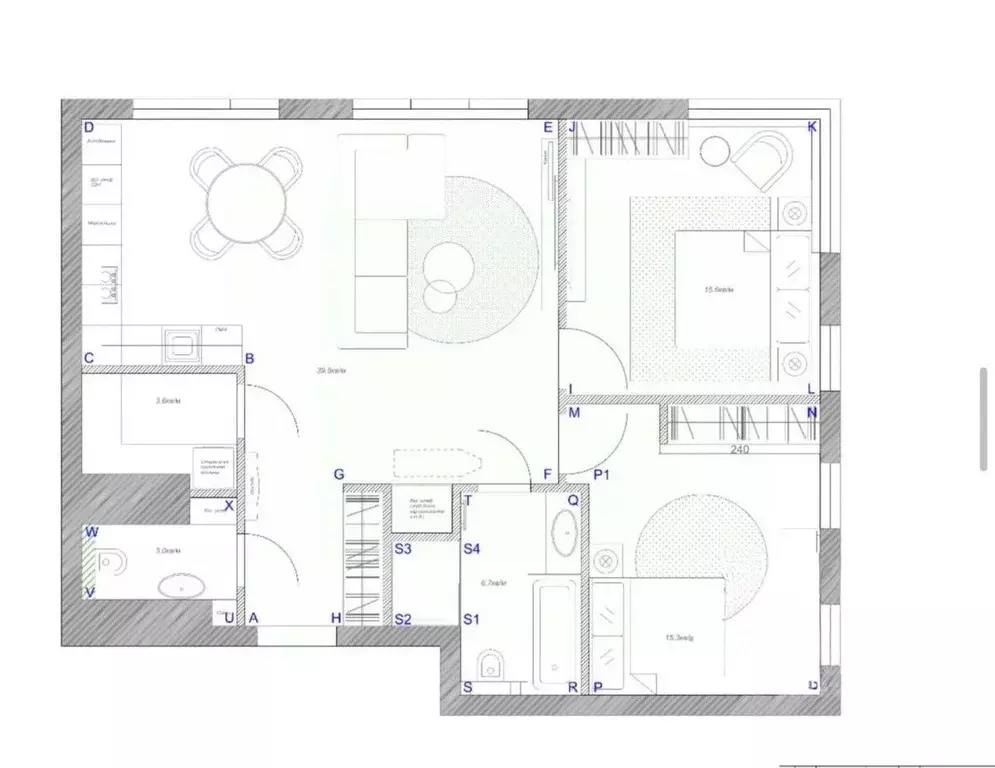 3-к кв. Москва Шелепихинская наб., 34к6 (87.0 м) - Фото 2