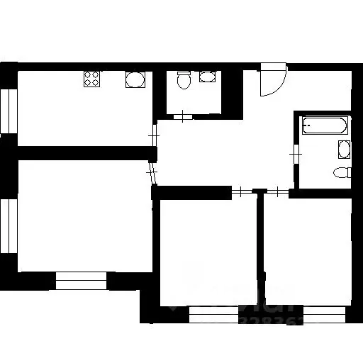 3-к кв. Новосибирская область, Новосибирск Овражная ул., 3 (84.3 м) - Фото 2