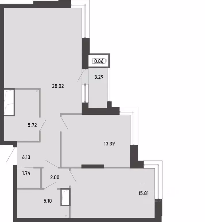 2-к кв. Тульская область, Тула ул. Фридриха Энгельса, 74 (82.06 м) - Фото 2