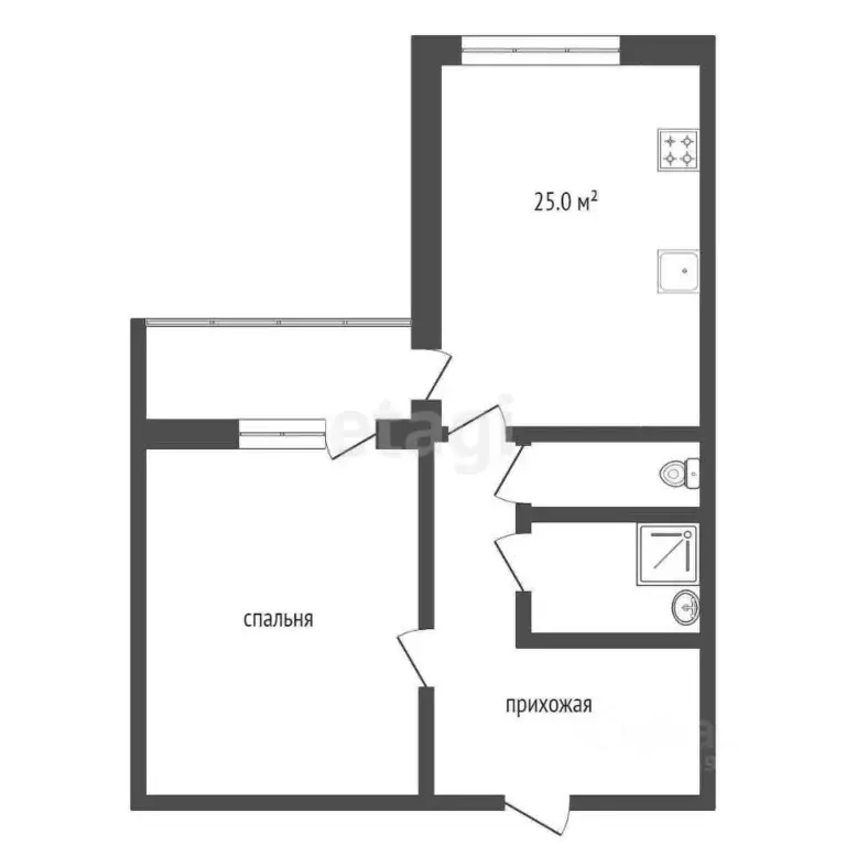 1-к кв. Крым, Ялта ул. Красноармейская, 40 (70.0 м) - Фото 1