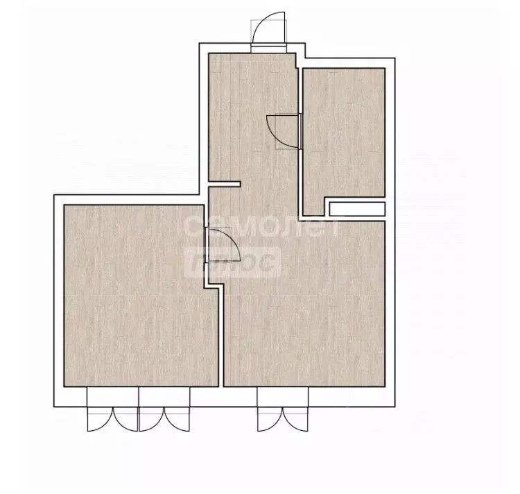 1-к кв. Тюменская область, Тюмень ул. Первооткрывателей, 14 (29.1 м) - Фото 2