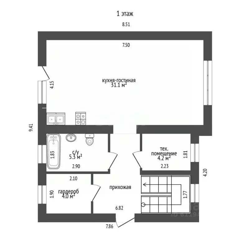 Дом в Мордовия, Саранск Советская ул., 195 (165 м) - Фото 1