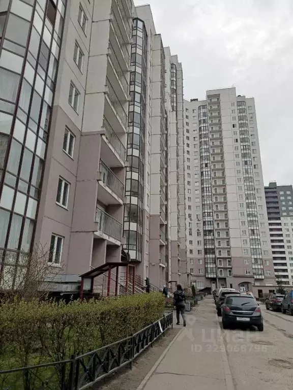 2-к кв. Санкт-Петербург ул. Коллонтай, 4к1 (56.0 м) - Фото 1