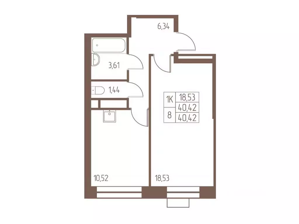 1-к кв. Московская область, Ивантеевка Пушкинский городской округ, ... - Фото 1