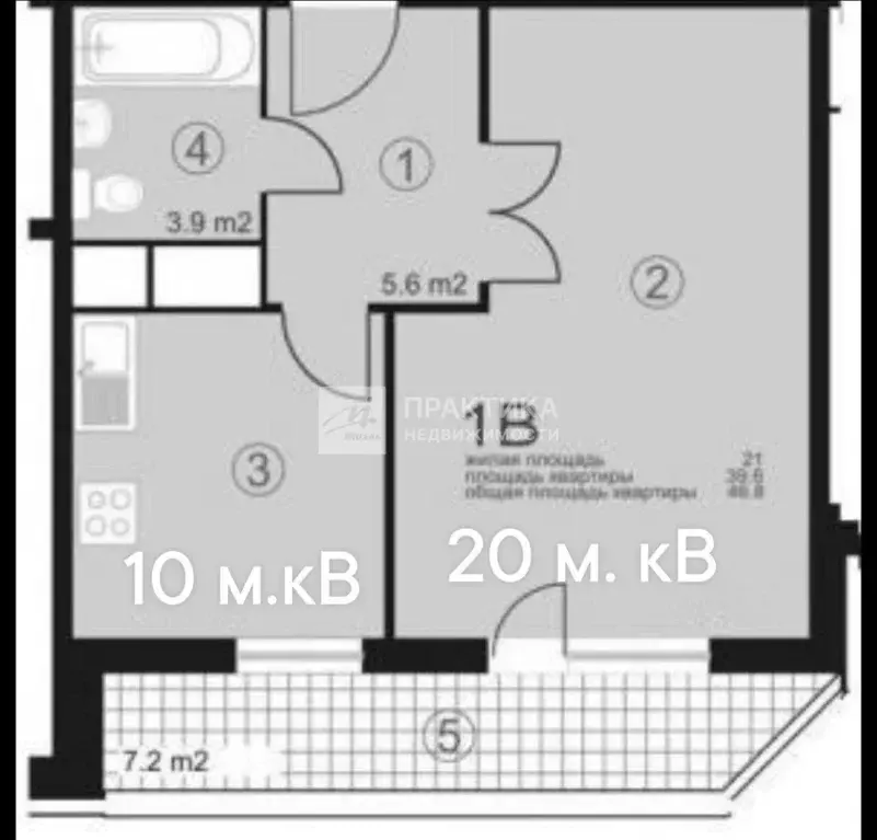 1-к кв. Московская область, Щелково Щелково-3 мкр, ул. Радиоцентра № ... - Фото 2
