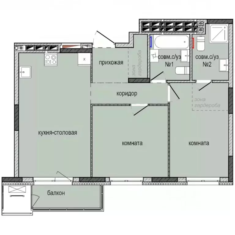 2-к кв. Удмуртия, Ижевск Культбаза жилрайон, 8-й мкр, Ежевика жилой ... - Фото 0