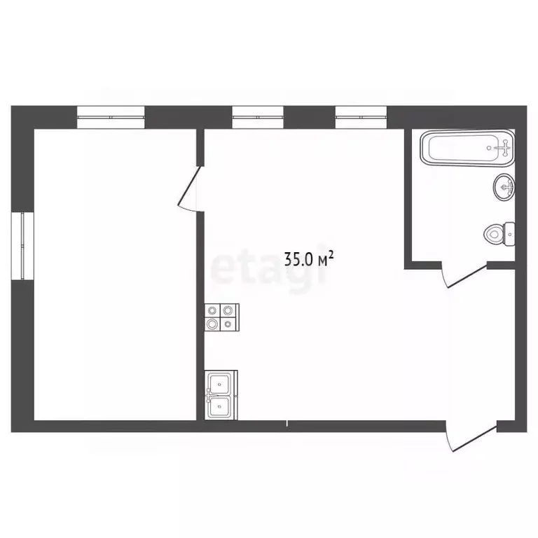 1-к кв. Москва Нагорная ул., 5С4 (60.0 м) - Фото 1