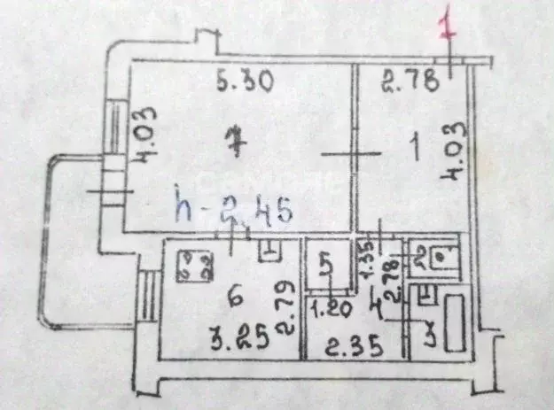 1-к кв. Липецкая область, Липецк ул. Крылова, 63 (51.3 м) - Фото 2