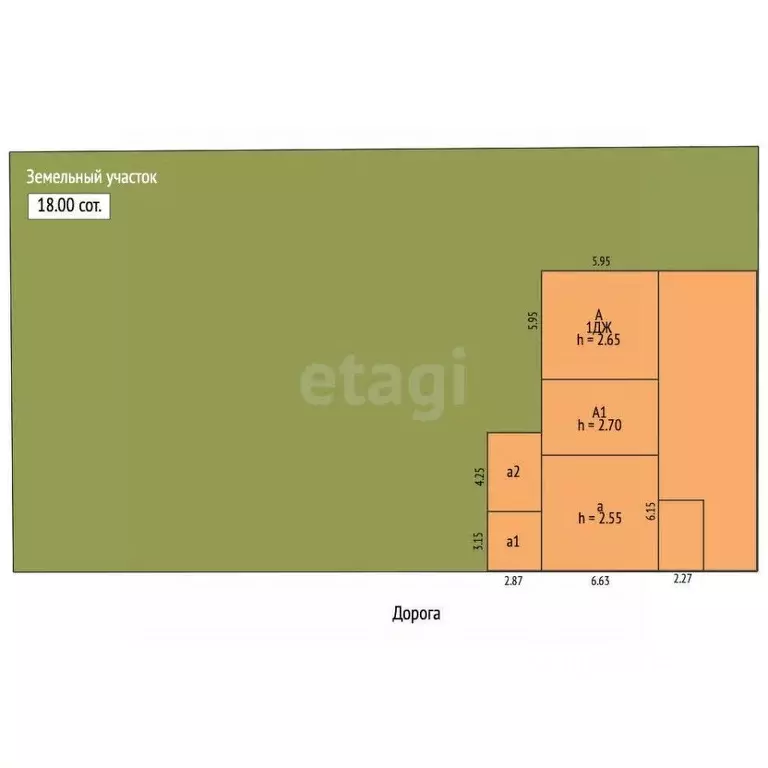 Дом в Владимирская область, Муром д. Саванчаково, ул. Запольная, 6 (49 ... - Фото 2