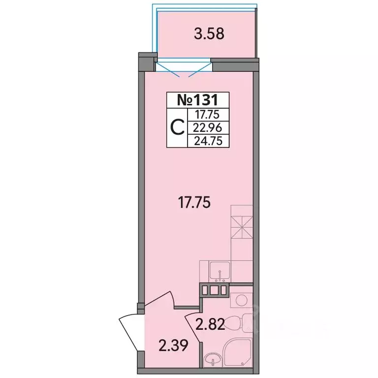 Студия Ленинградская область, Всеволожский район, Агалатовское с/пос, ... - Фото 1