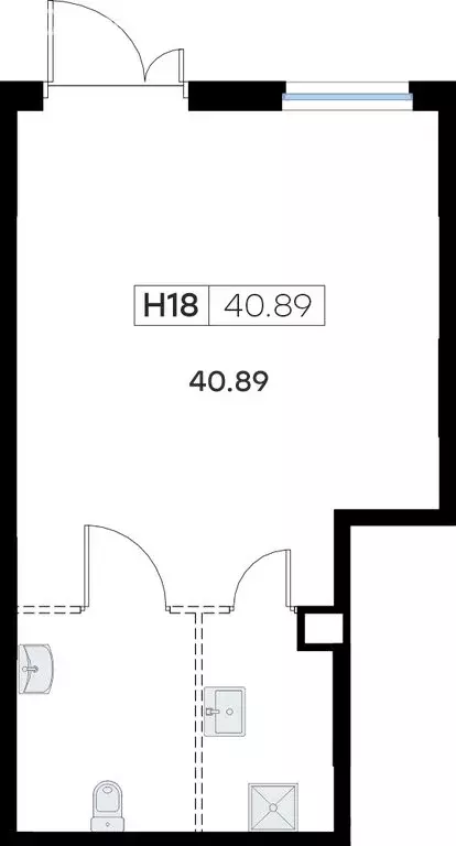 Помещение свободного назначения (40.89 м) - Фото 0