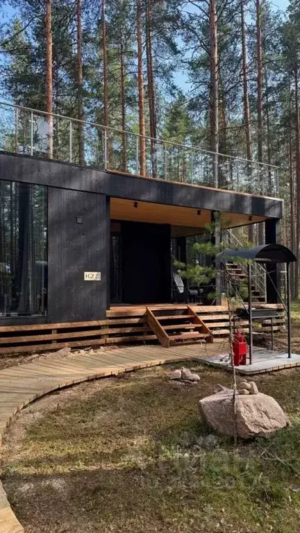 Дом в Ленинградская область, Приозерский район, Красноозерное с/пос, ... - Фото 1