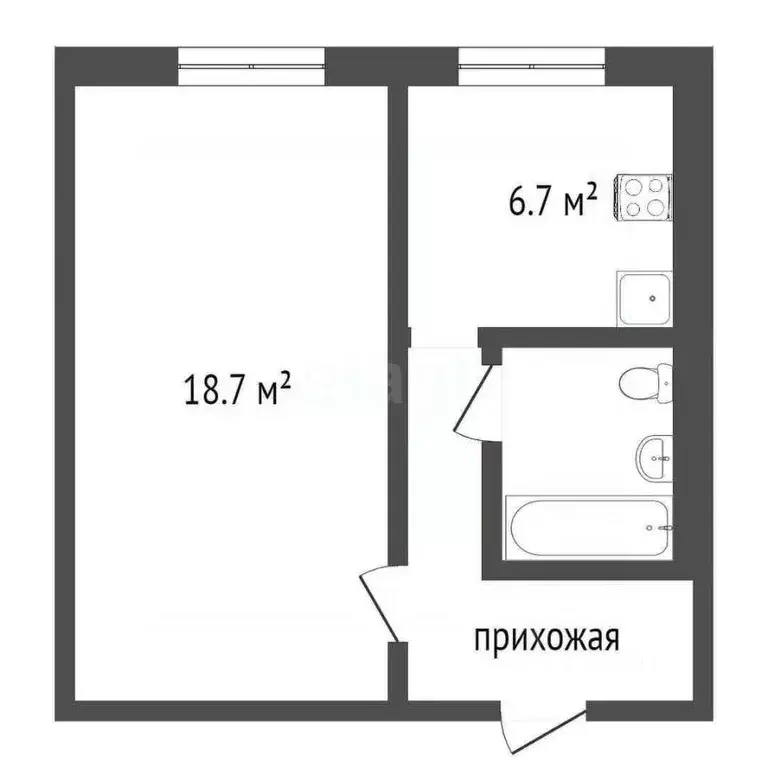 1-к кв. Москва ул. Молдагуловой, 15К1 (32.6 м) - Фото 0