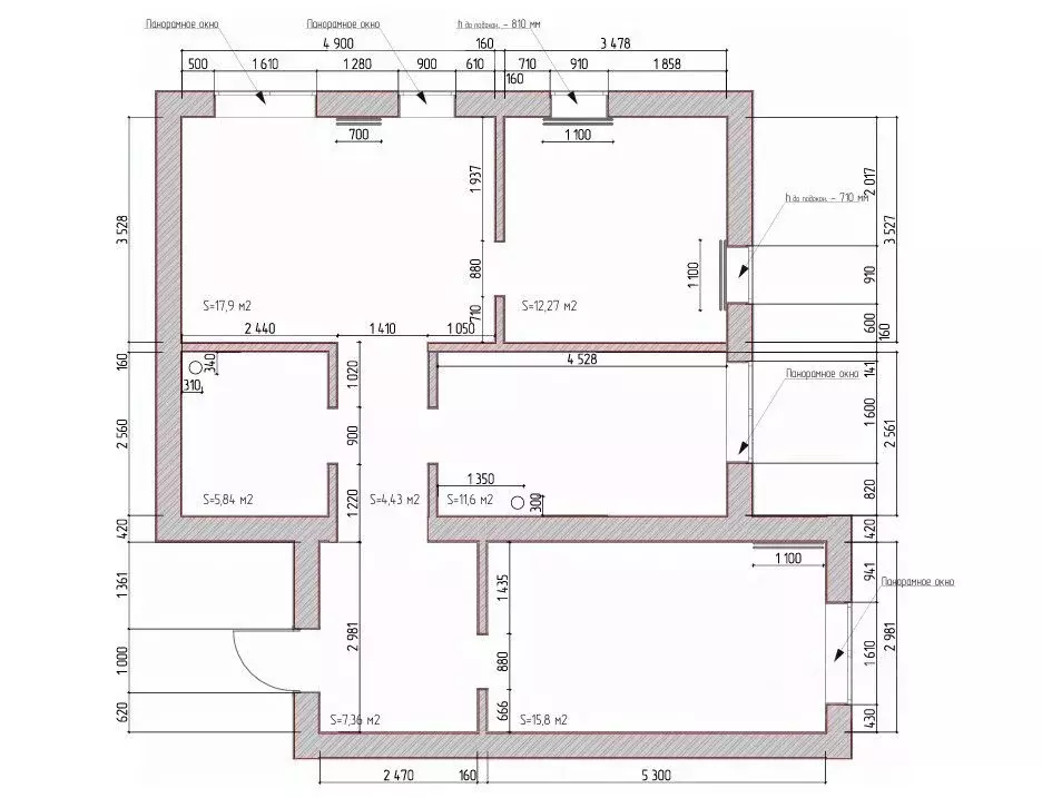 3-к кв. Челябинская область, Челябинский городской округ, пос. ... - Фото 2