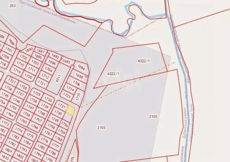 Участок в Тульская область, Дубенский район, Протасовское с/пос, с. ... - Фото 2