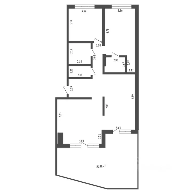 3-к кв. Тюменская область, Тюменский муниципальный округ, д. Патрушева ... - Фото 2
