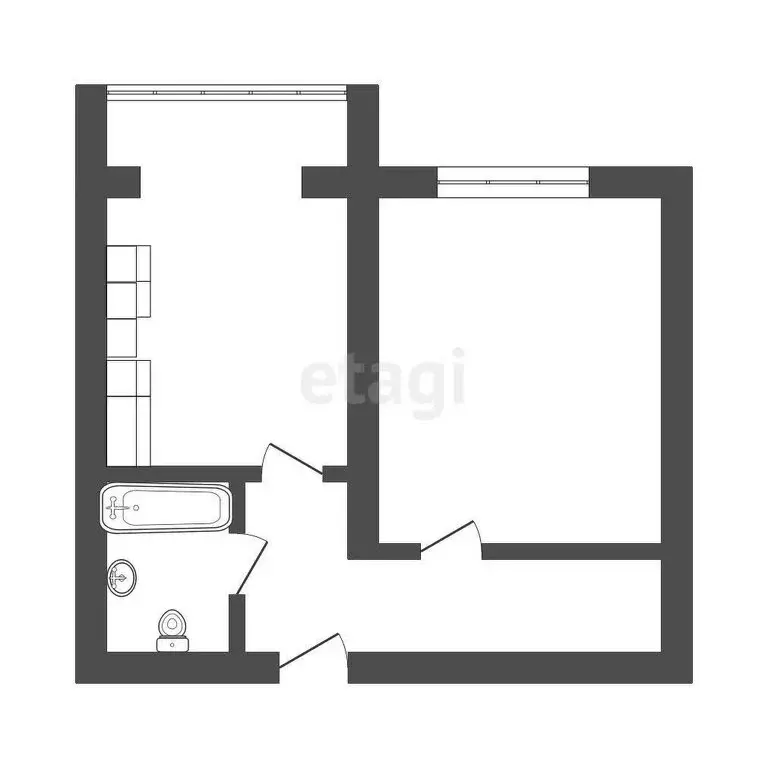 1-комнатная квартира: Ставрополь, улица Мира, 458/2 (36 м) - Фото 0