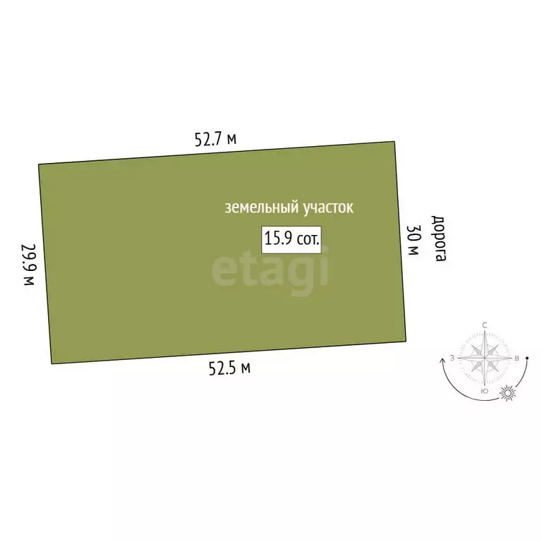 Участок в Тюменский муниципальный округ, деревня Ушакова, Радужная ... - Фото 1