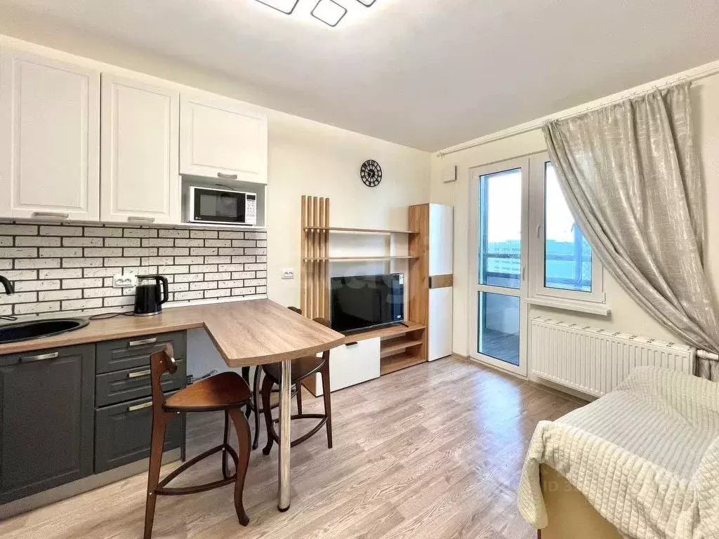 Студия Санкт-Петербург наб. Реки Каменки, 19к4 (25.0 м) - Фото 1