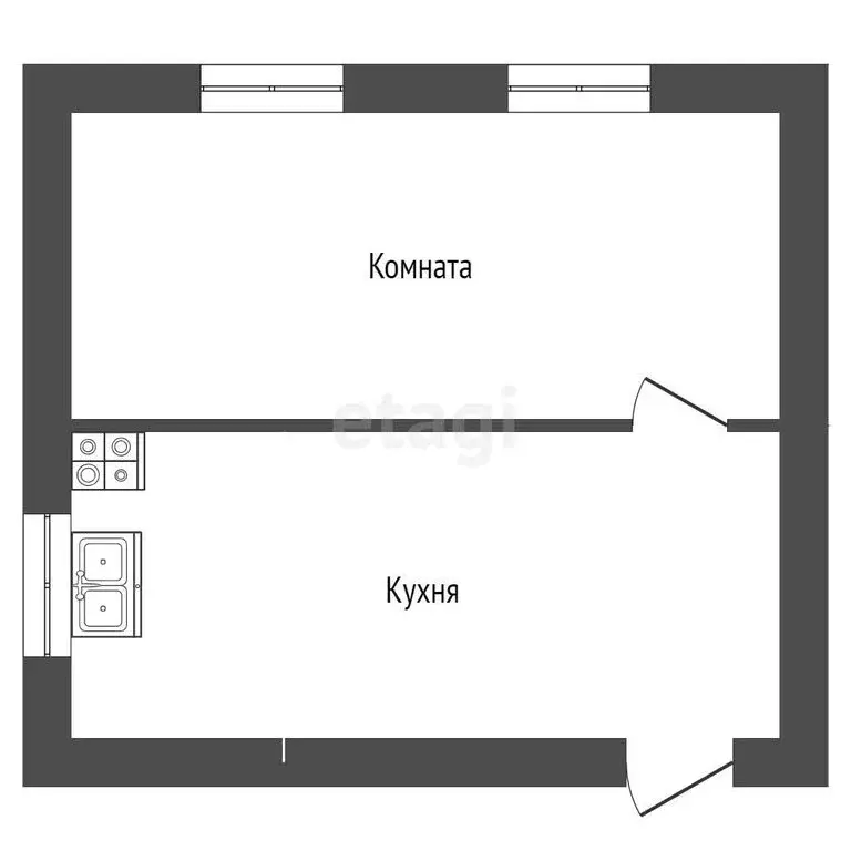 Дом в деревня Новлянка, Центральная улица (35.9 м) - Фото 0