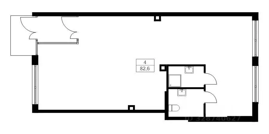 Помещение свободного назначения в Ленинградская область, Ломоносовский ... - Фото 2