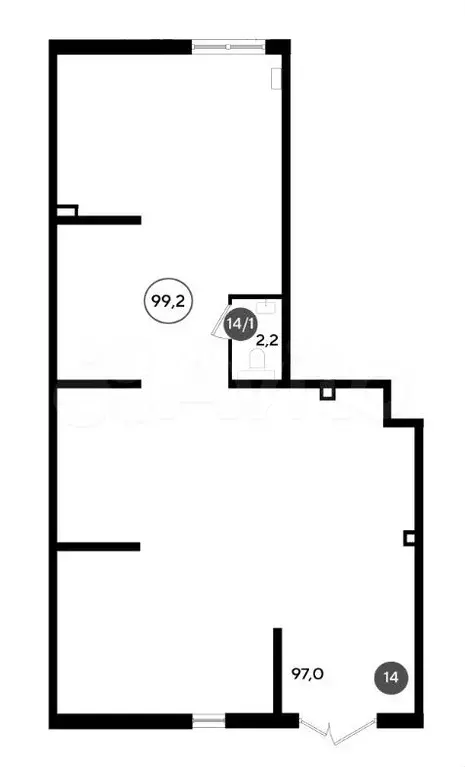 Продам офисное помещение, 99.2 м - Фото 0