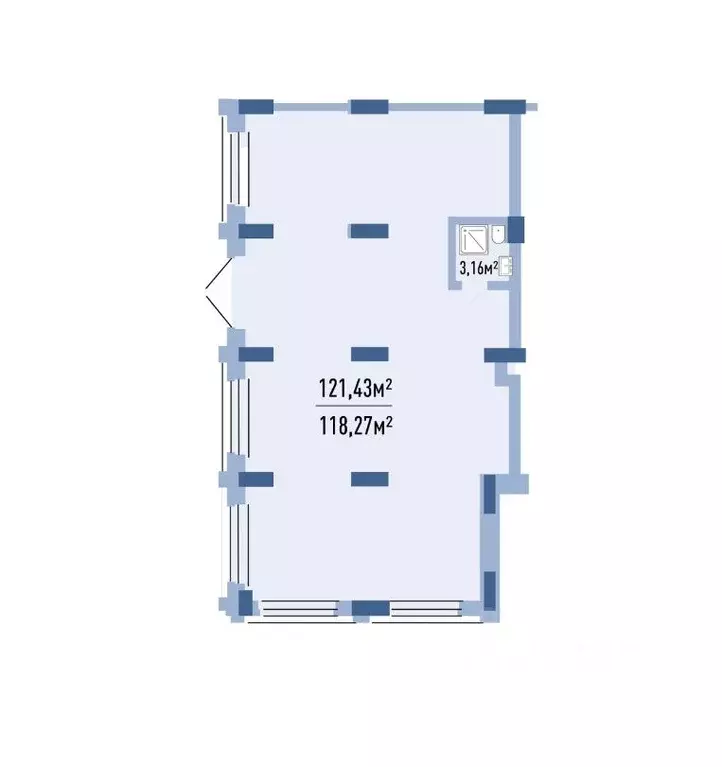 Офис в Новосибирская область, Новосибирск Красный просп., 101/1 (121 ... - Фото 1