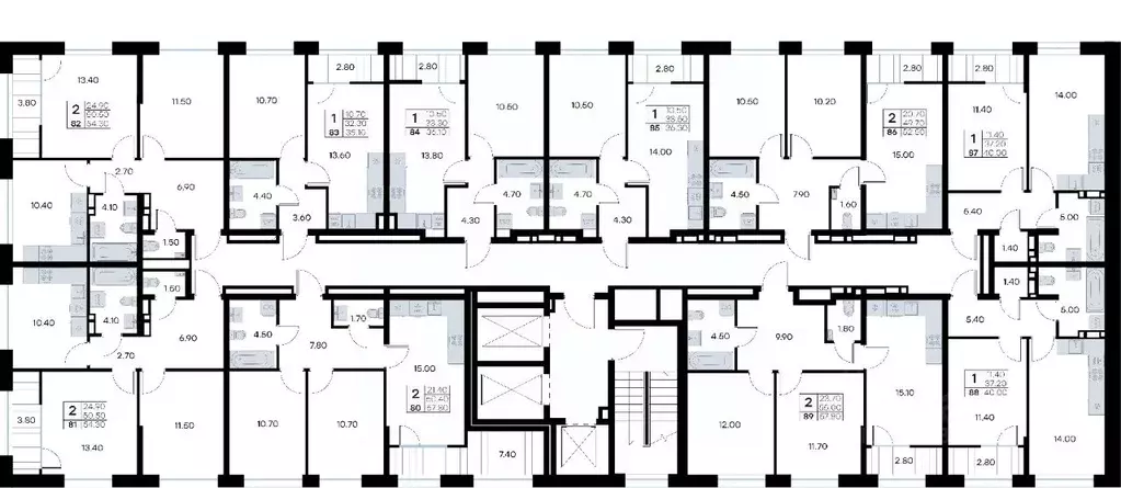 2-к кв. Приморский край, Владивосток ул. Нейбута, 135 (54.3 м) - Фото 1
