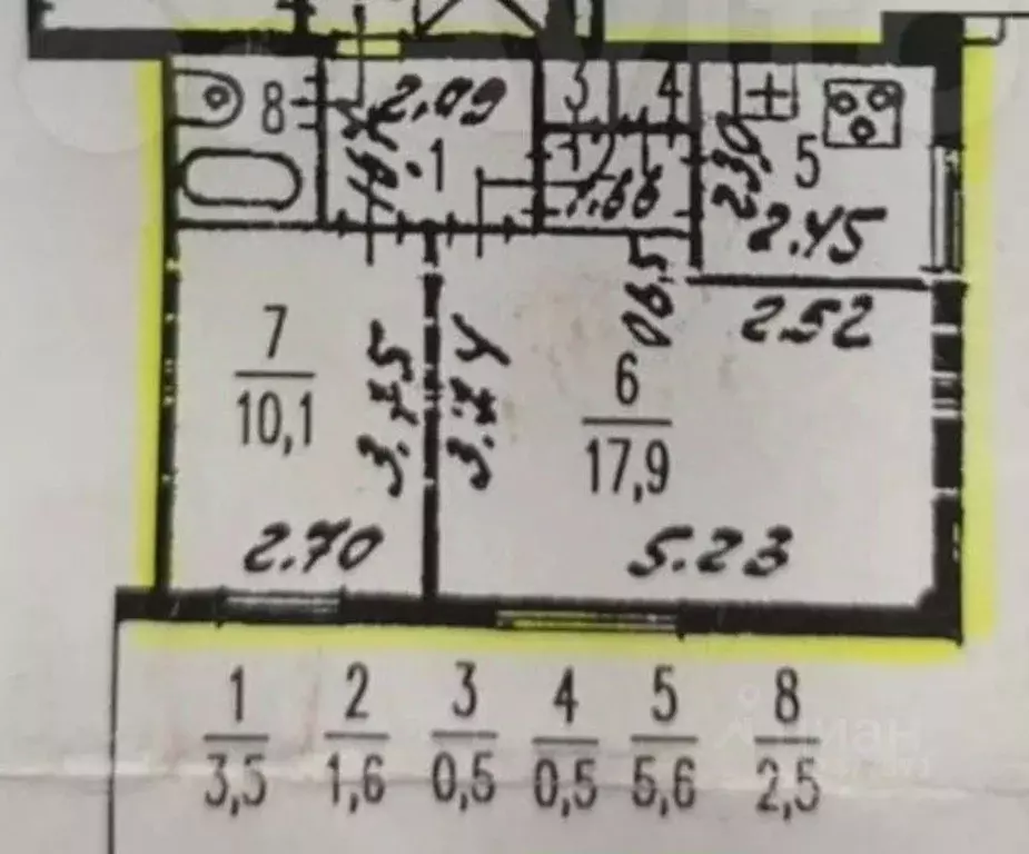 2-к кв. Санкт-Петербург Краснопутиловская ул., 85 (42.2 м) - Фото 2