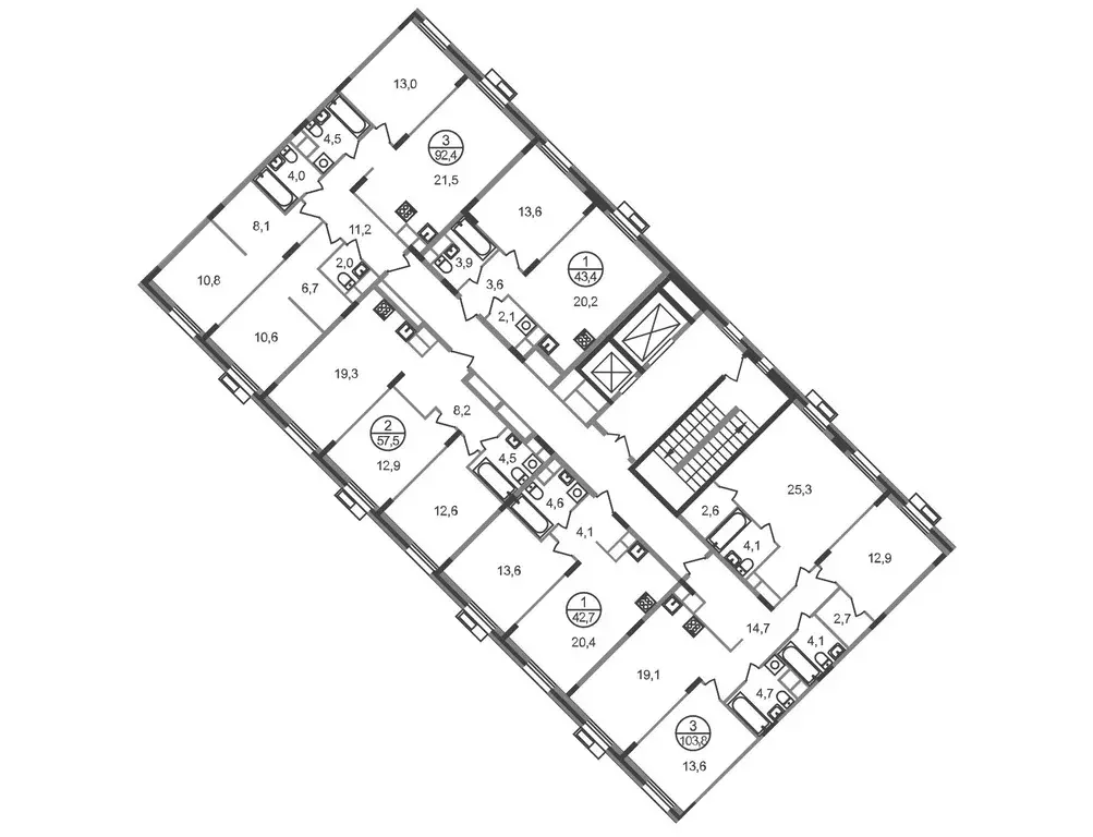 3-к кв. Московская область, Одинцовский городской округ, Заречье пгт ... - Фото 2