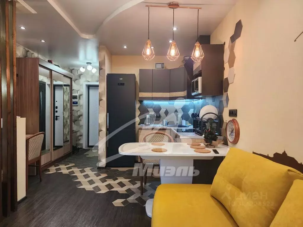 Студия Москва Донецкая ул., 30к2 (28.0 м) - Фото 1